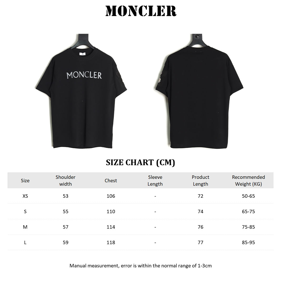 M0nc1er short-sleeved t-shirt