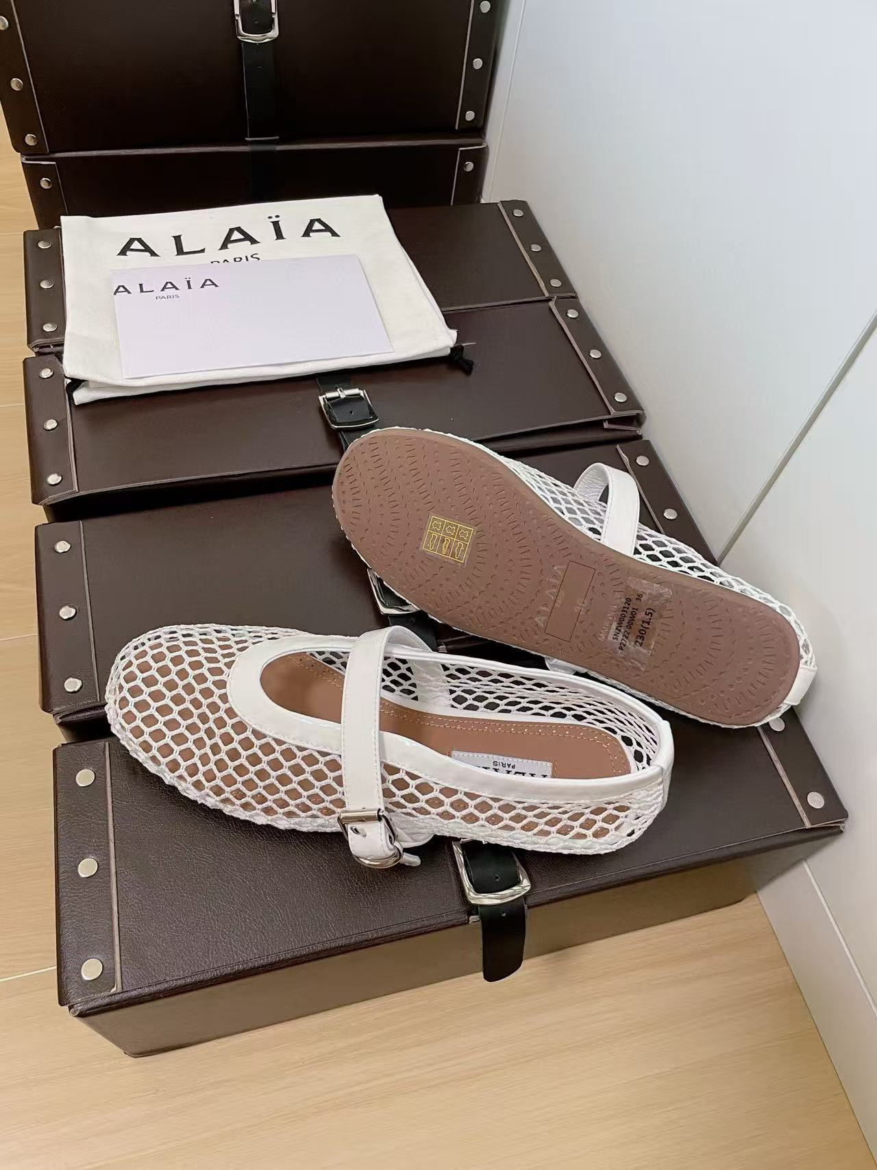 UA A1a1a BALLET FLATS IN FISHNET