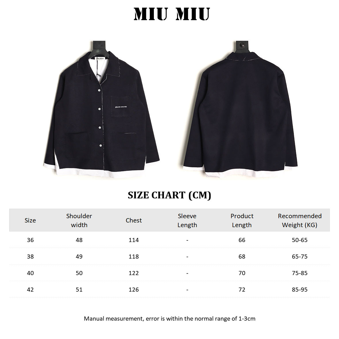 M1v M1v knitting cardigan
