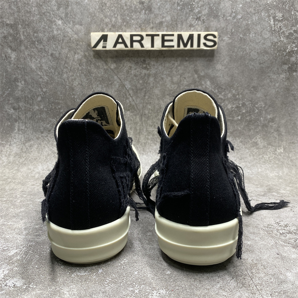 r1ck 0wens sneakers black