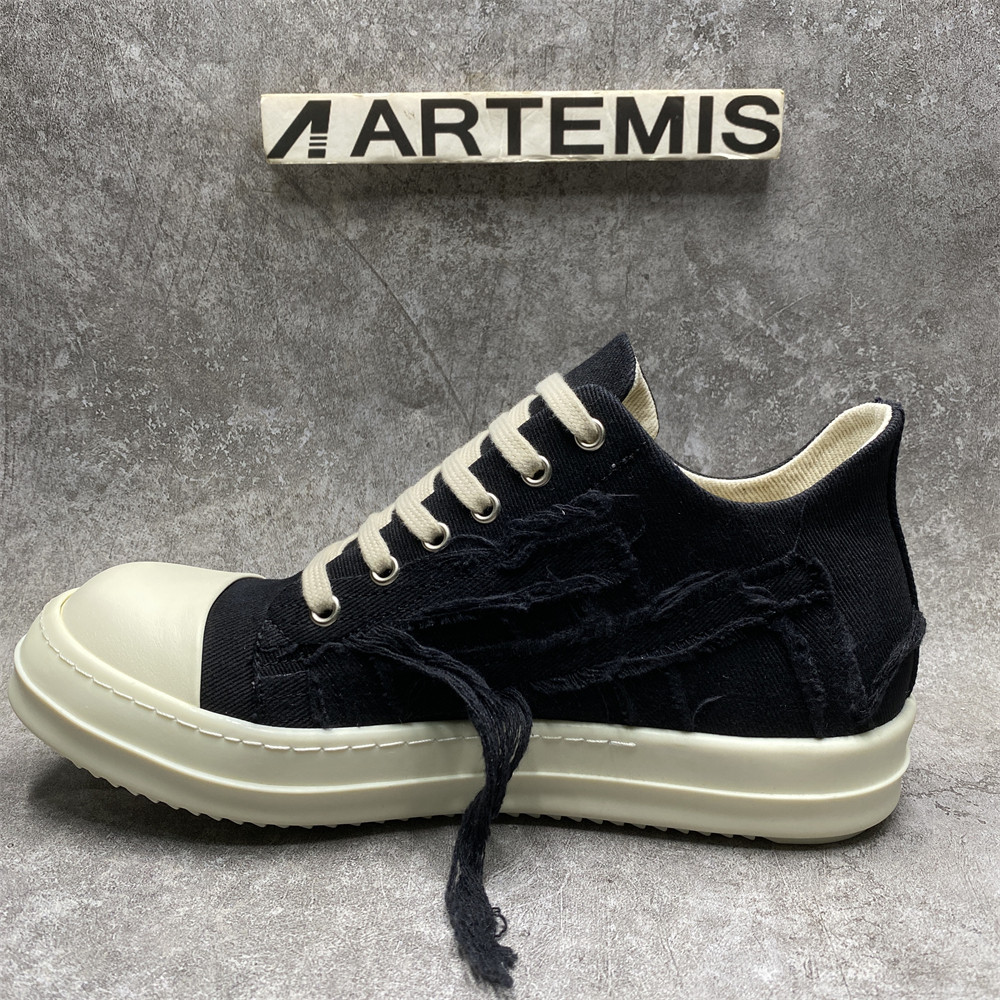 r1ck 0wens sneakers black