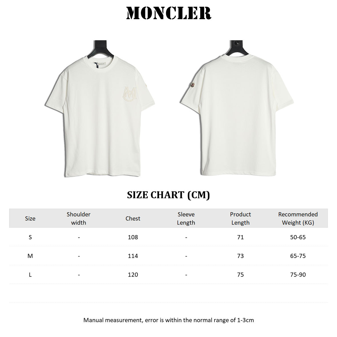 M0nc1er short-sleeved t-shirt