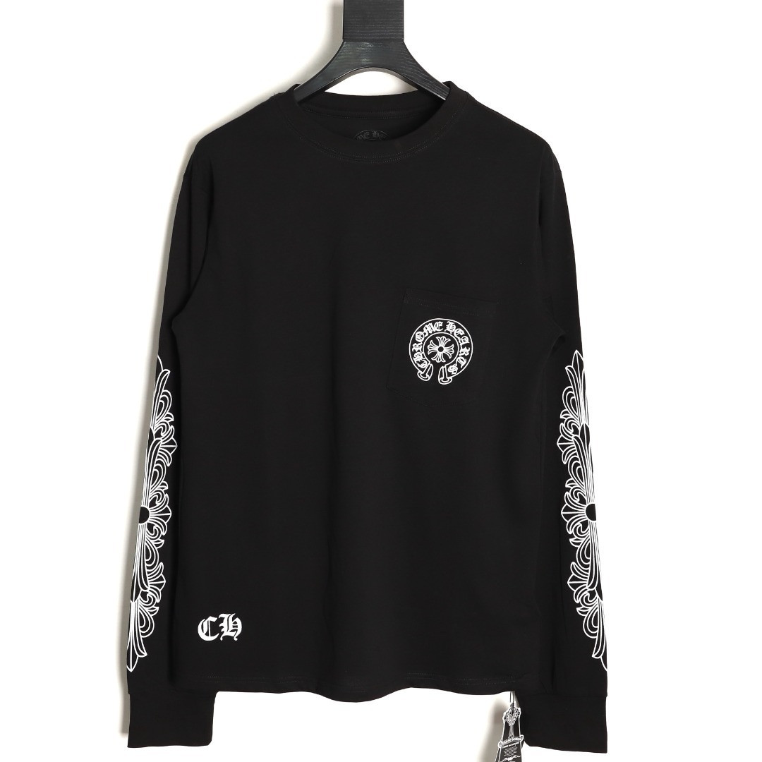Ch**me He**ts 25fw long-sleeved t-shirt