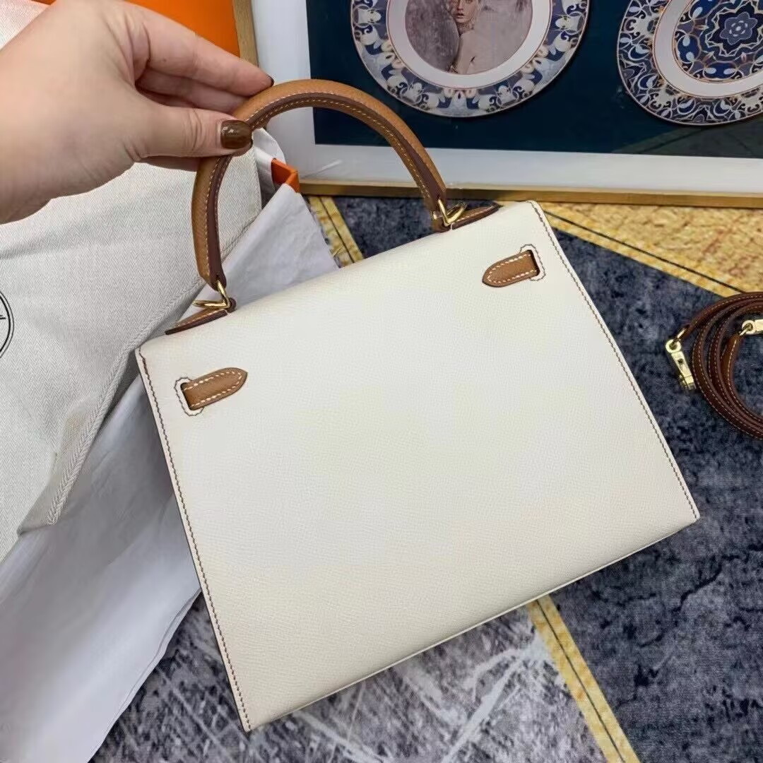 h**mes kelly 25 gold-tone hardware (cusT0mized, about 20days, no return no exchange)