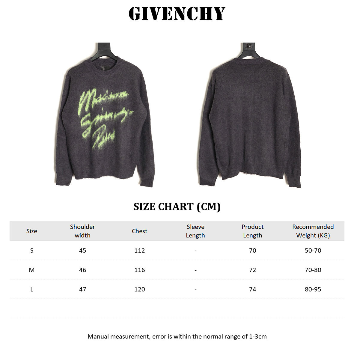 G1uenchy 24fw sweaters