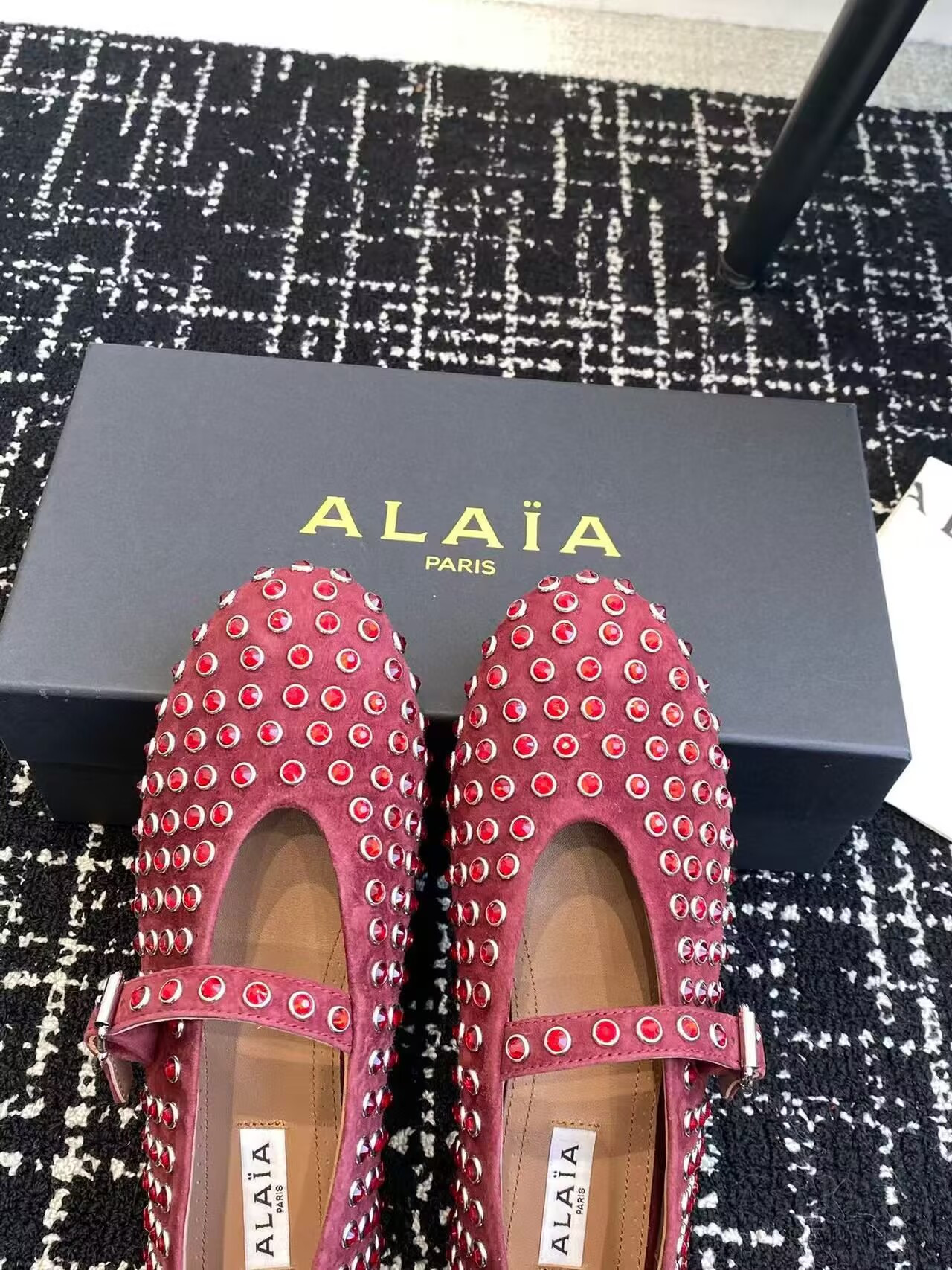 UA A1a1a STRASS BALLET FLATS