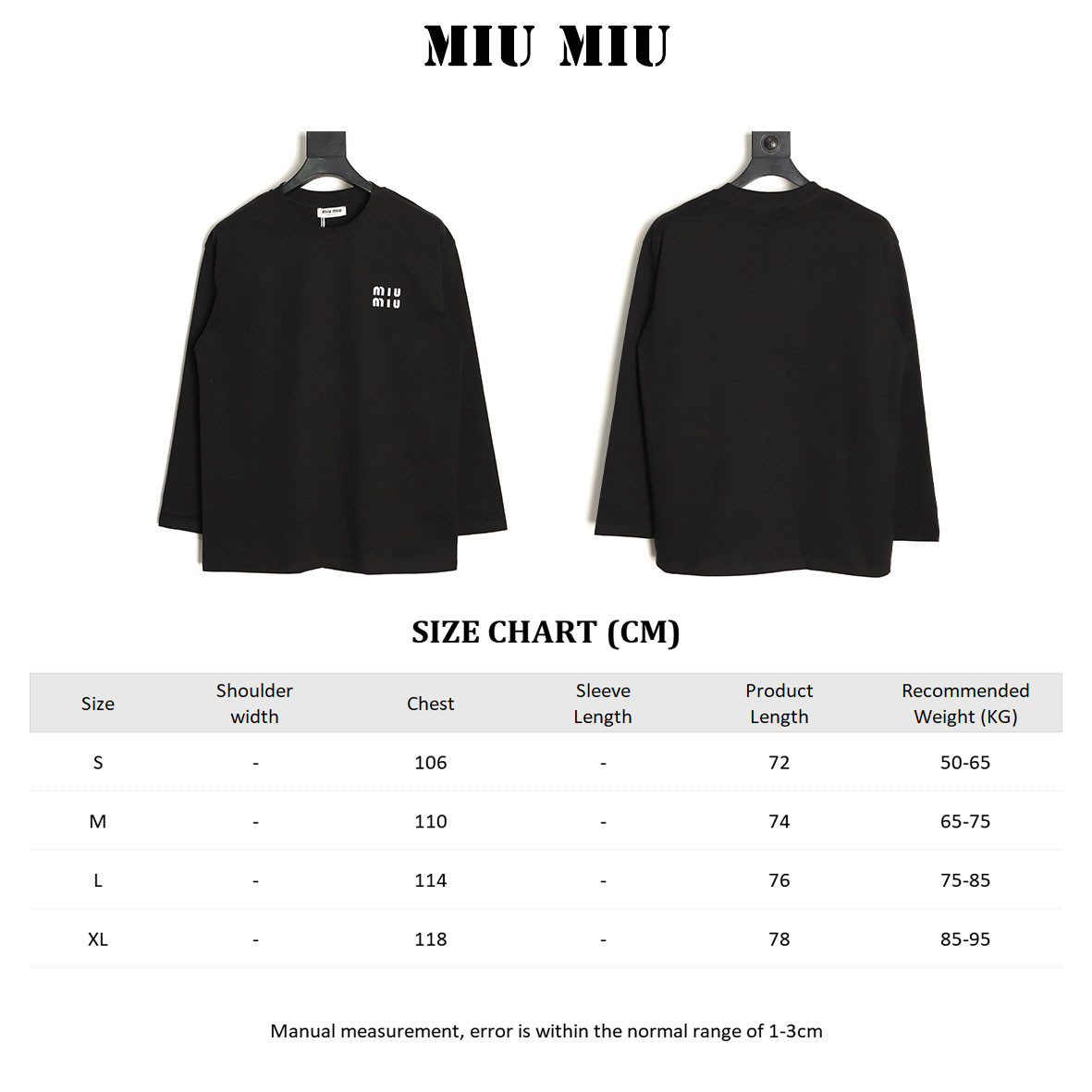 M1v M1v long-sleeved t-shirt