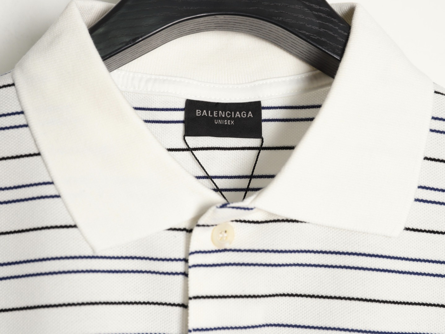 Ba*len*cia*ga short-sleeved polo shirt