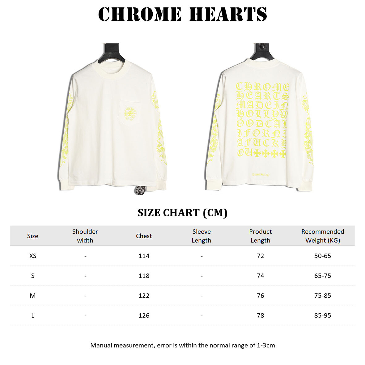 Ch**me He**ts long-sleeved t-shirt