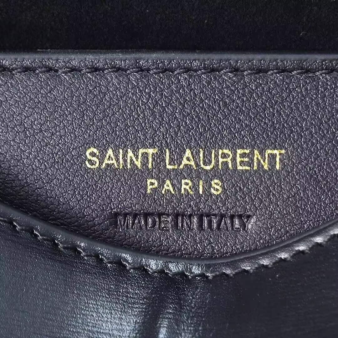 y*l voltaire top handle in box Sa**t Lau*nt 17.5x21x8cm