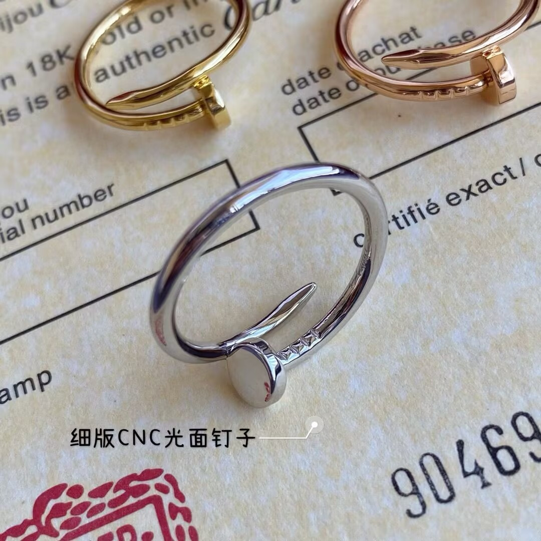 Ca*t*er smooth nail ring