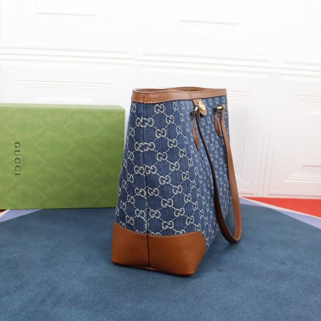 g*u*i De*1m gg monogram medium ophidia shopping tote 38x28x14cm