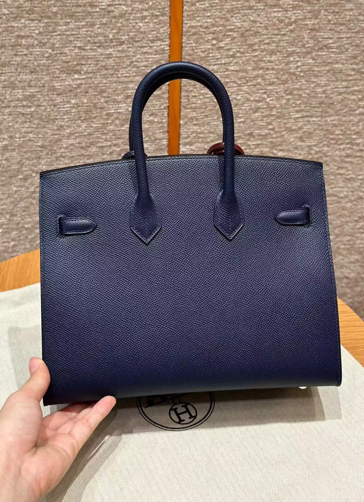 H**mes BIRKIN EPSOM 25 30 (Horse charm not included)