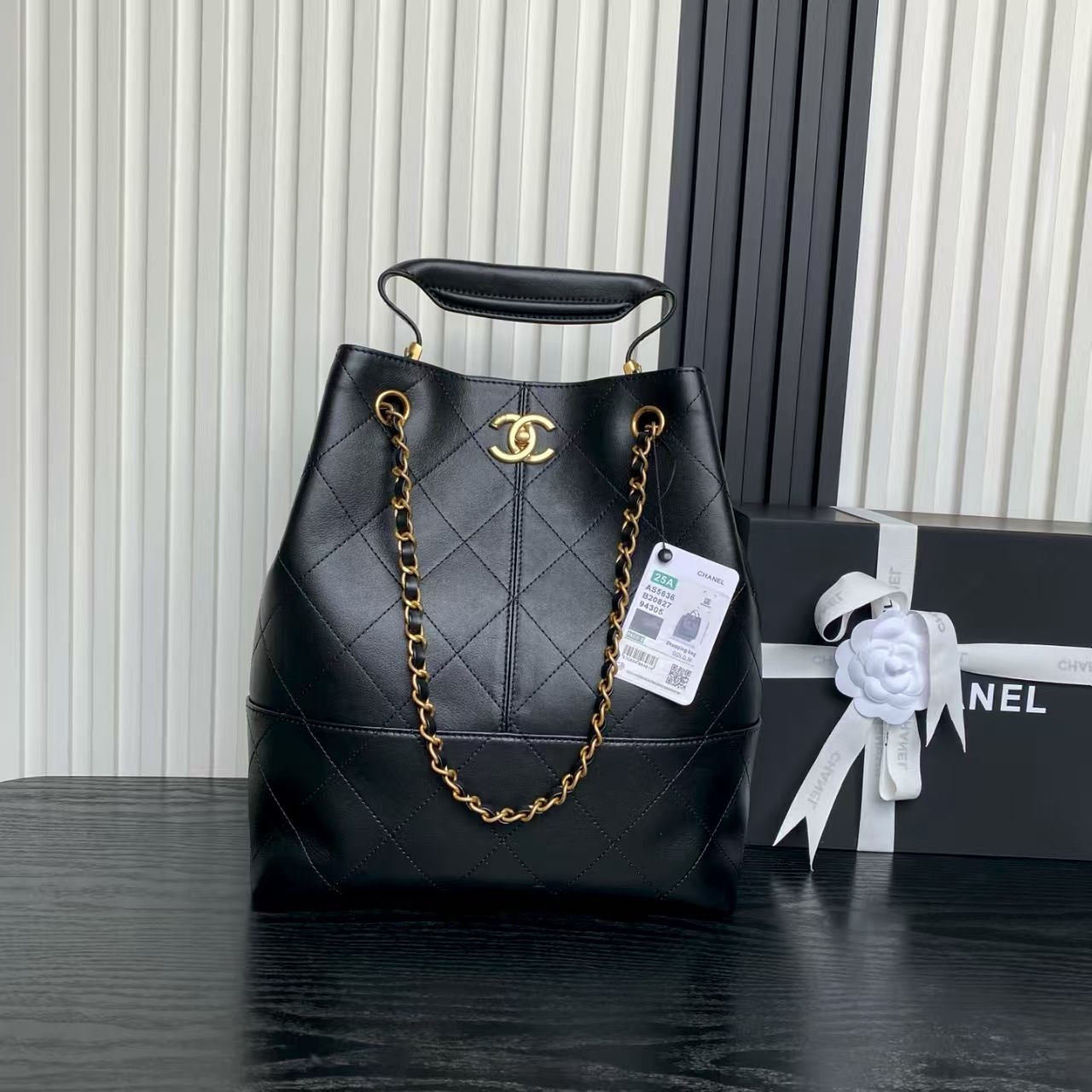 Ch*el shopping bag as5636 33x29x11cm