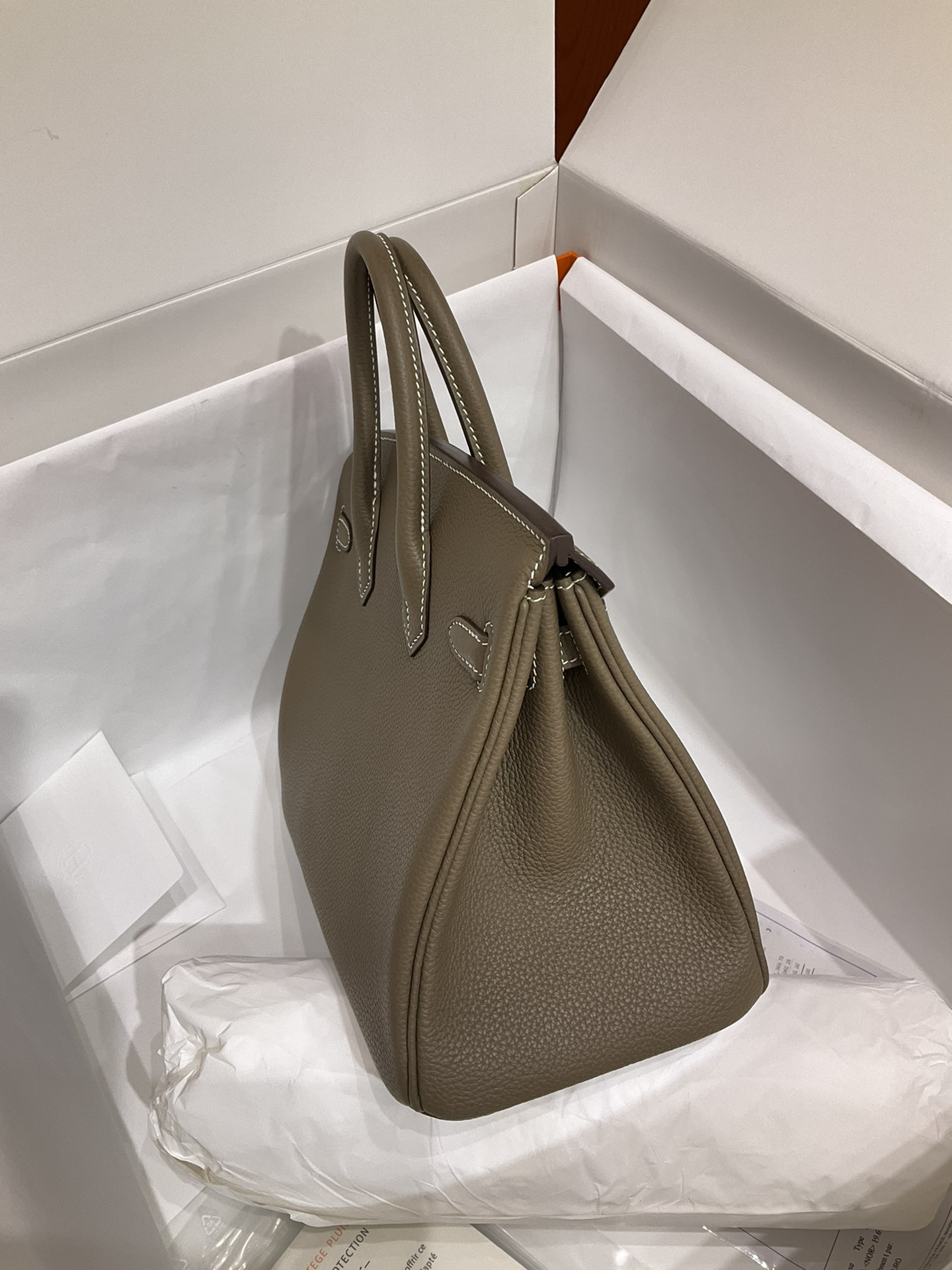 H**mes BIRKIN Silver 25 30 35