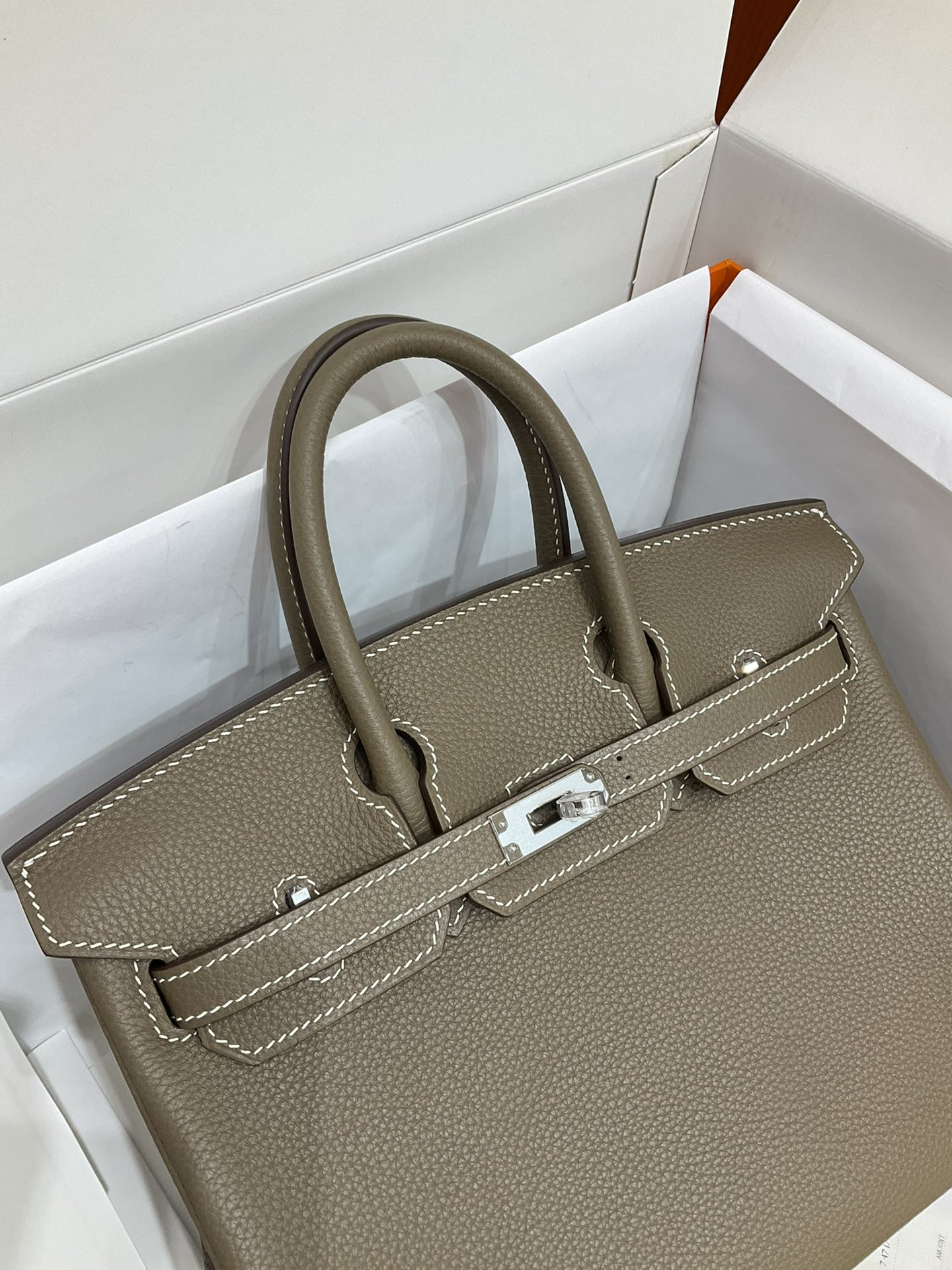 H**mes BIRKIN Silver 25 30 35
