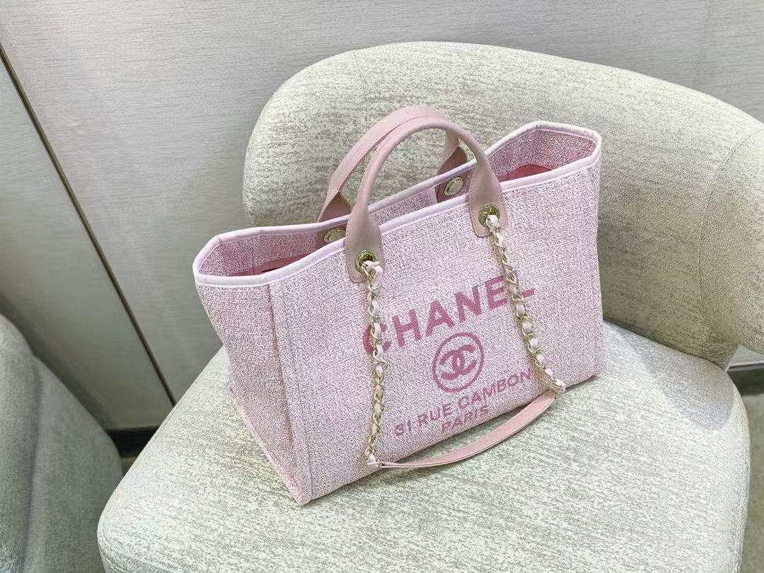 Ch*el deauville tote 38cm 38-30-18cm