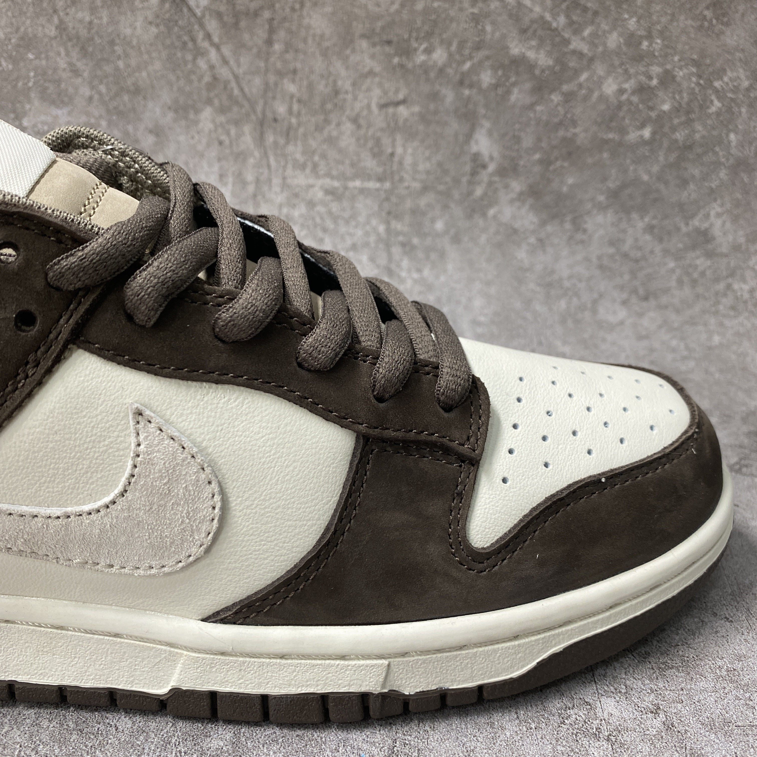 nike dunk low katushiro T0mo white grey