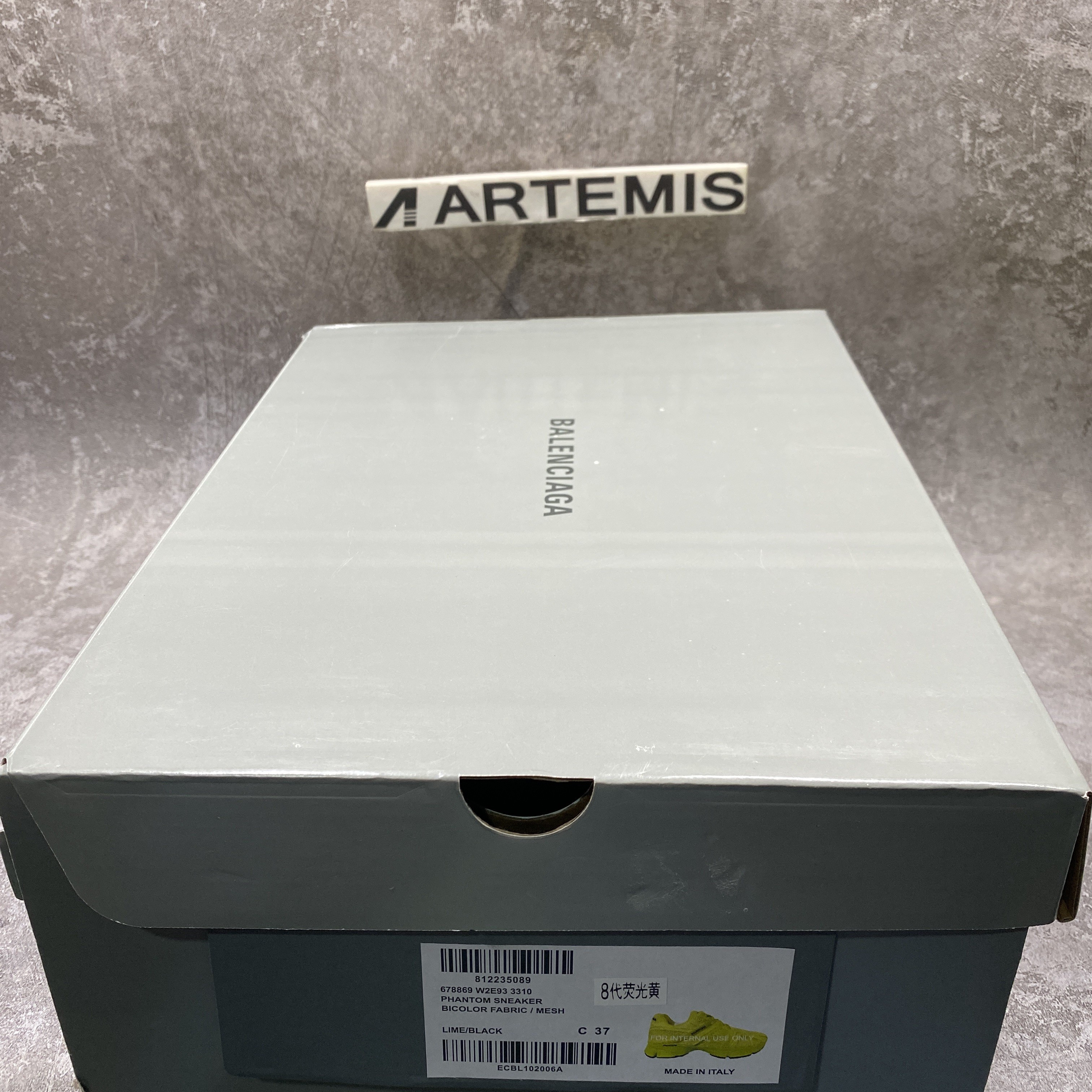 balenciga phanT0m sneaker yellow