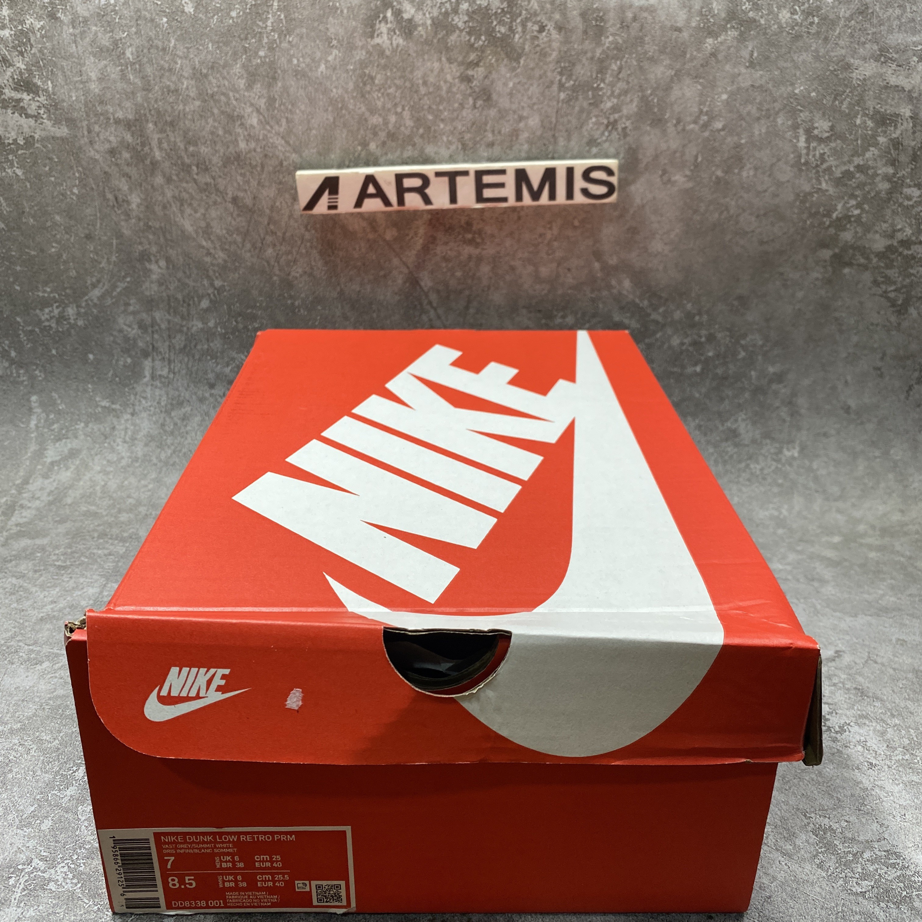nike dunk low preM1vm vast grey