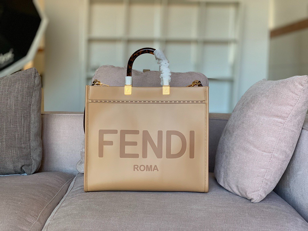 F**di sunshine medium tote shopping bag