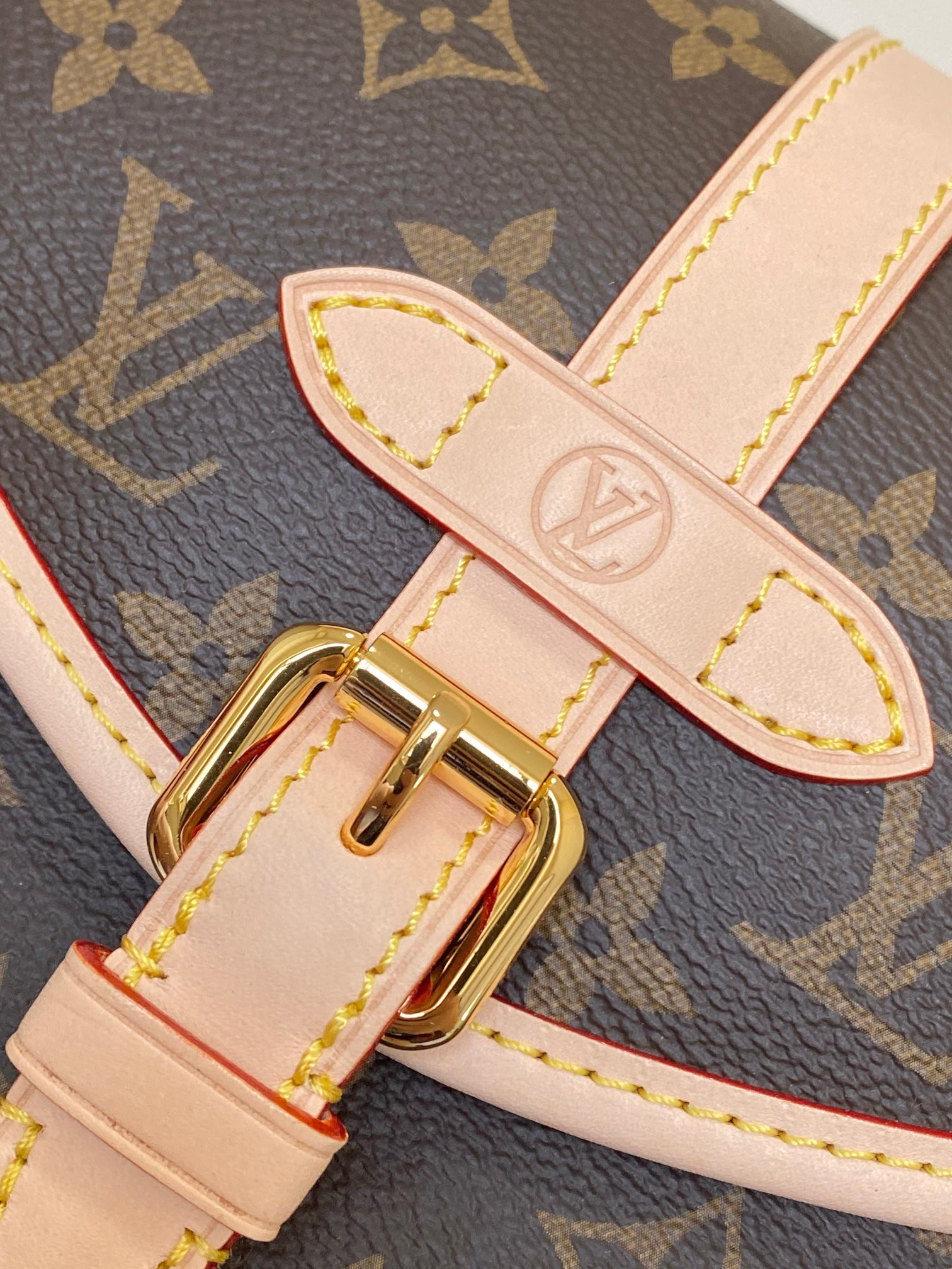 LV M46740 Saumur BB 7.9 x 6.3 x 3 inches