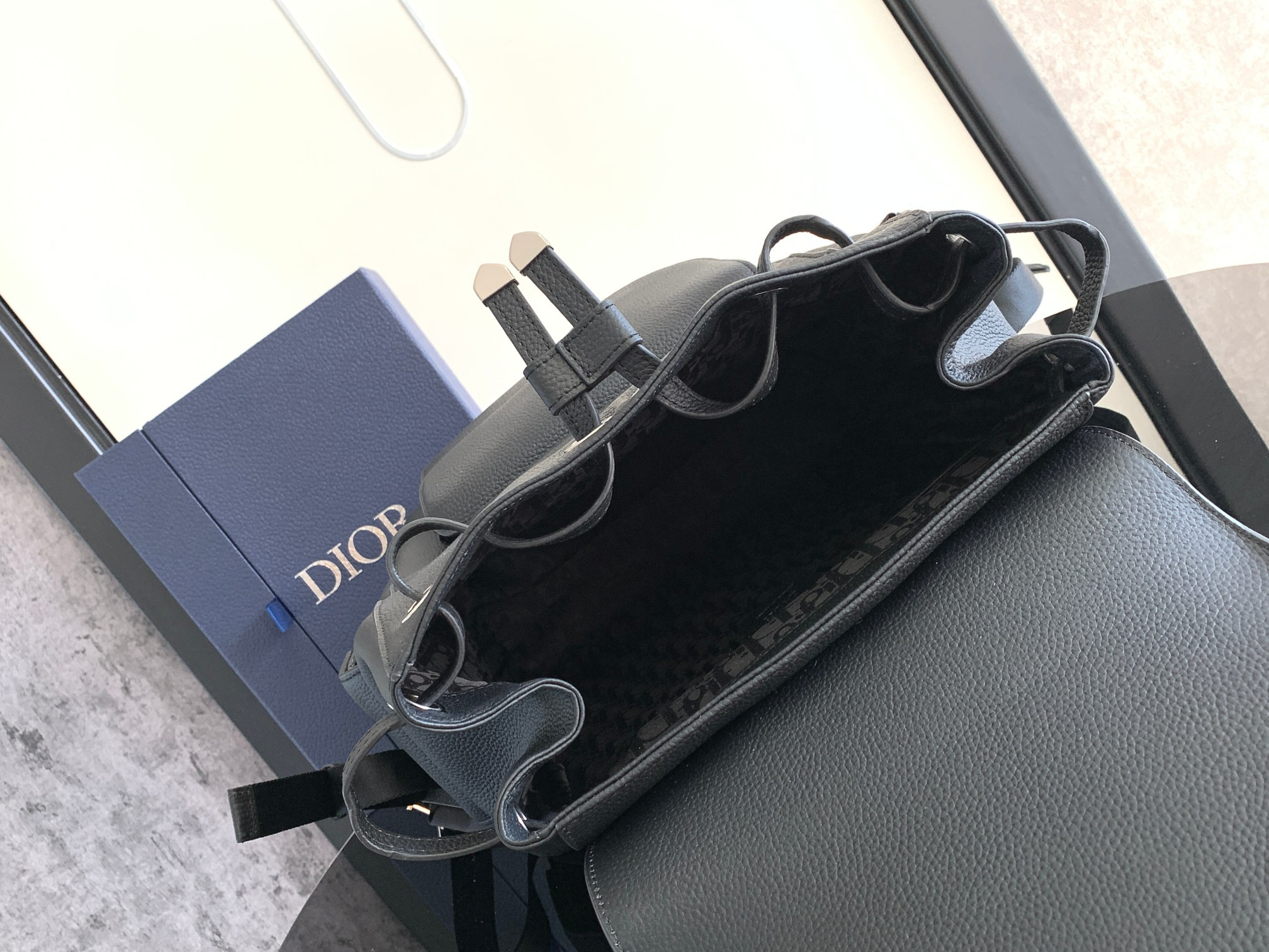 D*or saddle backpack 10.5 x 16 x 5.5 inches