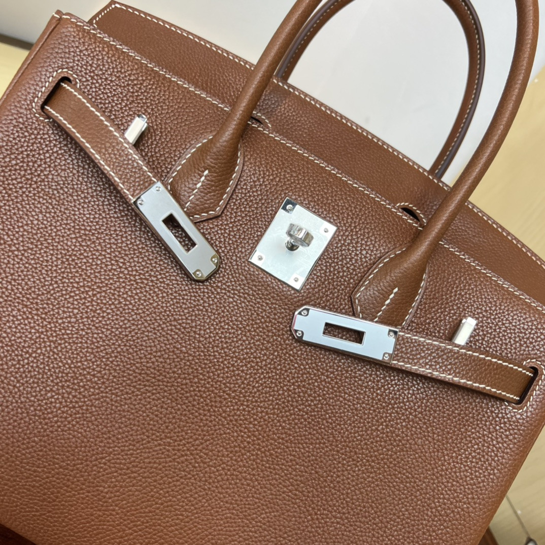 H**mes BIRKIN Silver 25 30 35