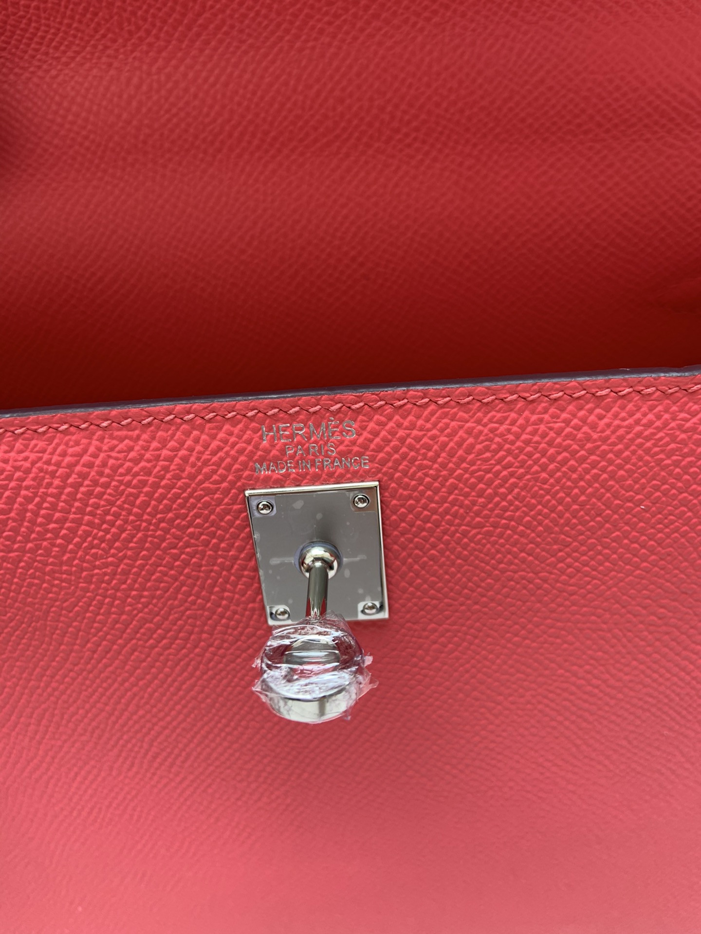H**mes Kelly Silver-tone Hardware 25 28