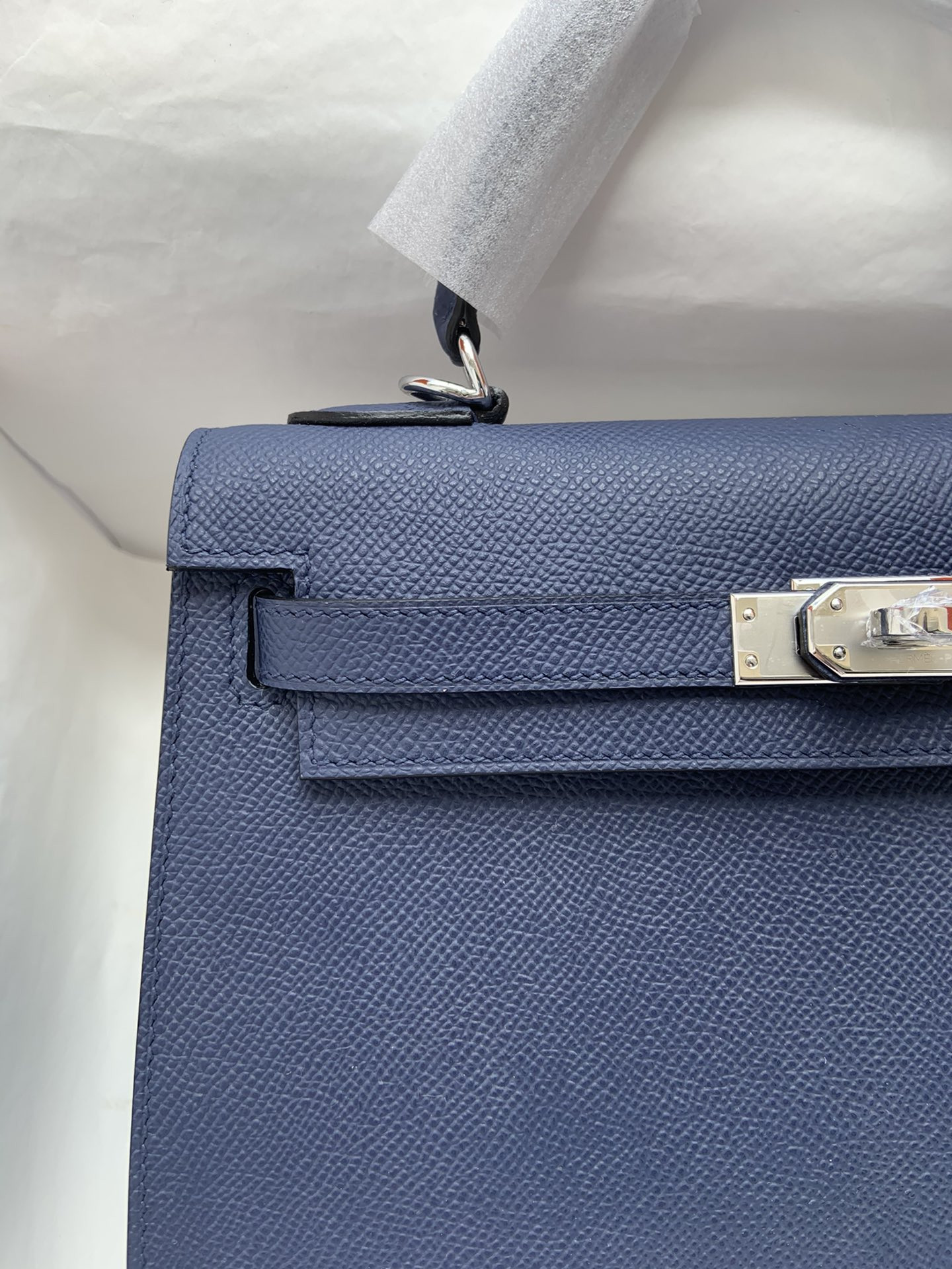 H**mes Kelly Silver-tone Hardware 25 28