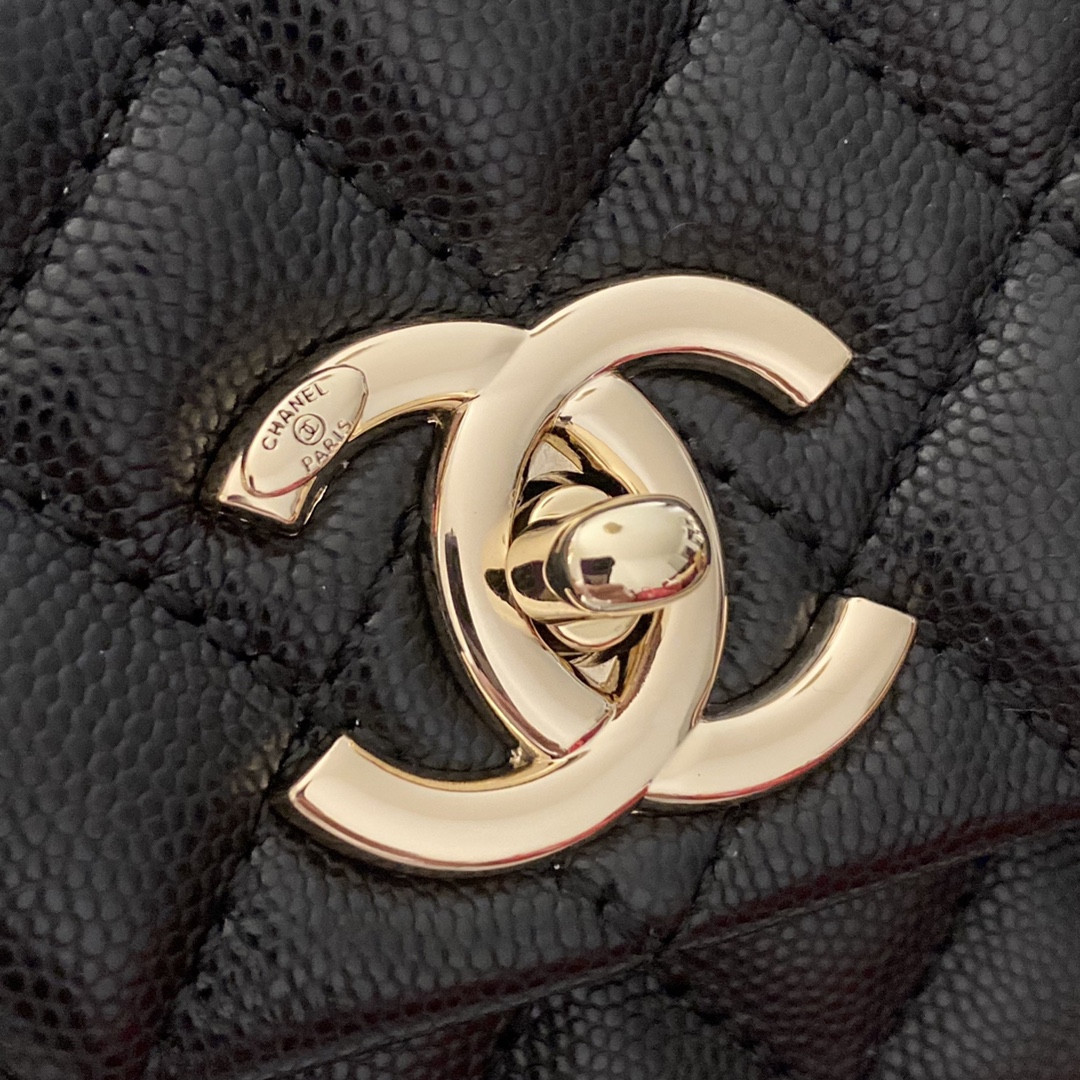Ch*el coco handle bag 28cm