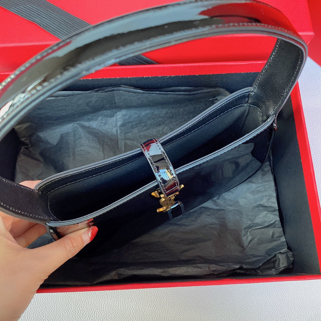 Y*L le 5 À 7 mini (patent leather) 19 x 11.5 x 4.5 cm