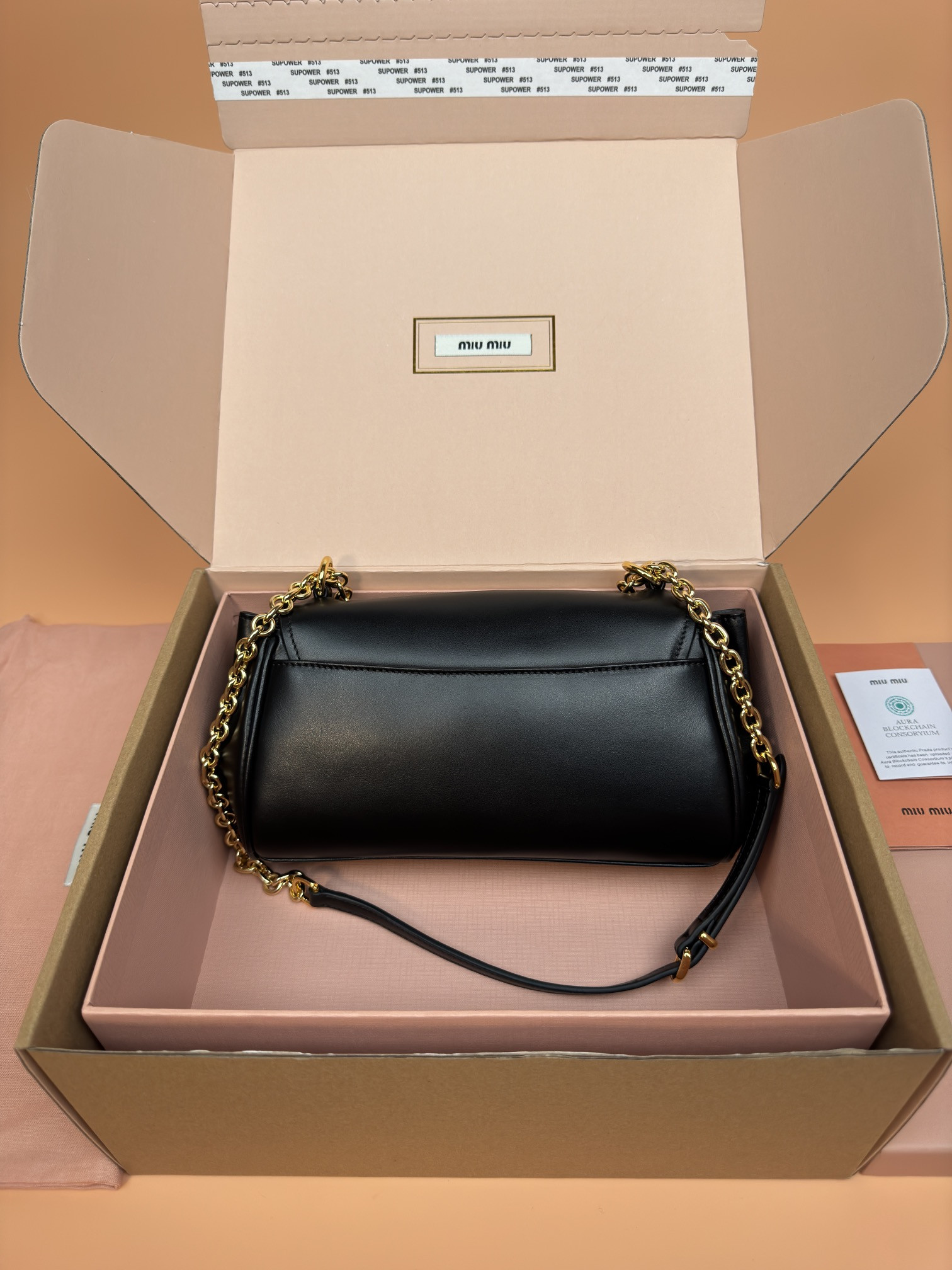 M1v M1v leather shoulder bag 13.5x24x9cm