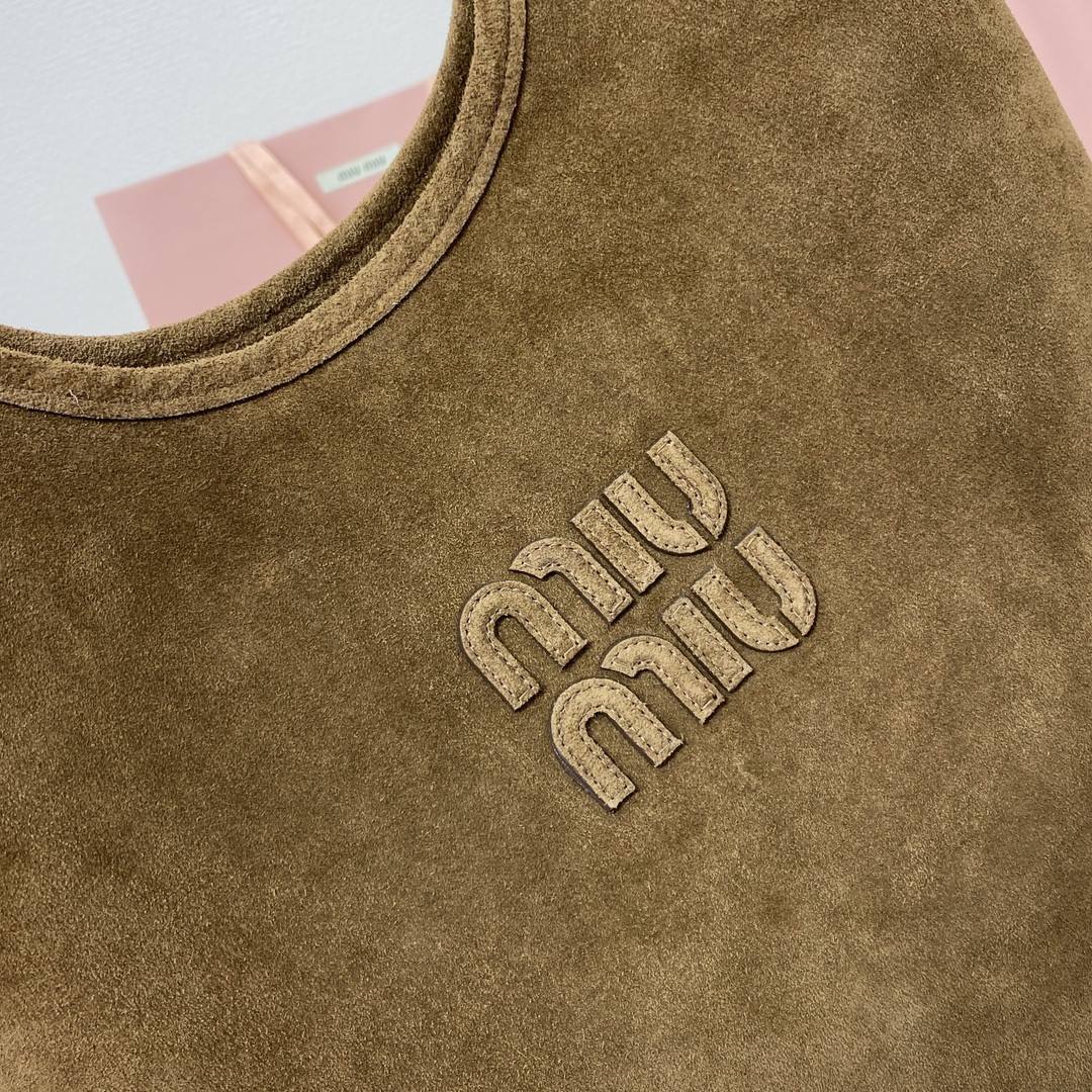 M1v M1v ivy suede bag 40x35cm