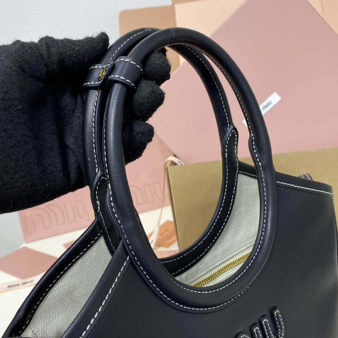 M1v M1v ivy leather bag 23.5x22x12cm
