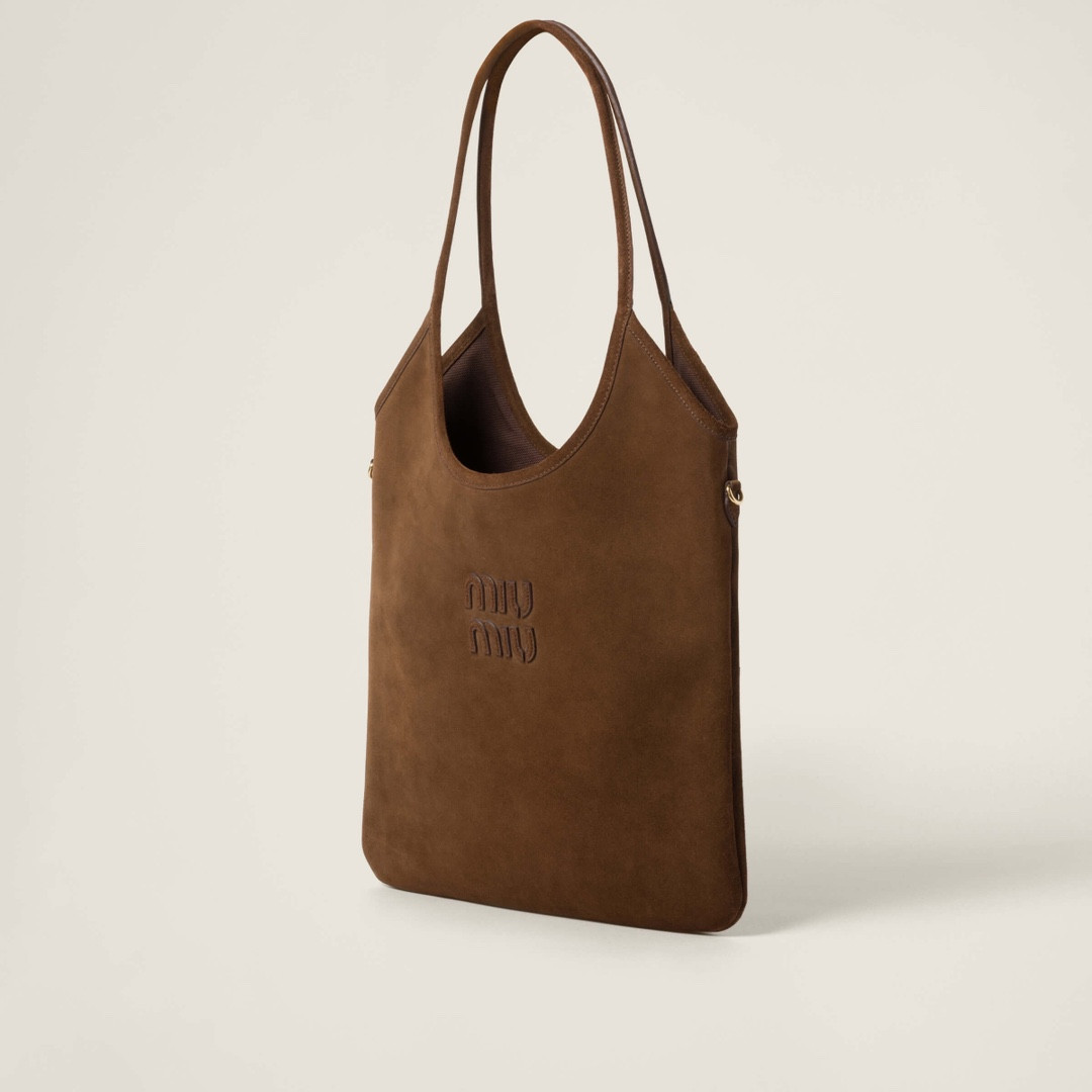 M1v M1v ivy suede bag 40x35cm