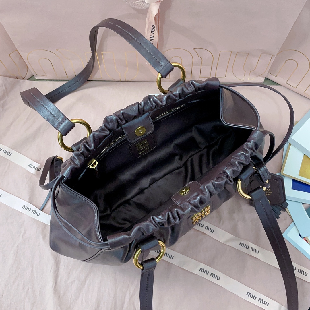 M1v M1v small joie nappa leather bag 16x32x10.5cm