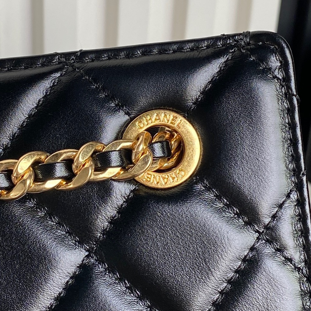 Ch*el 24k handbag 13×27×7cm