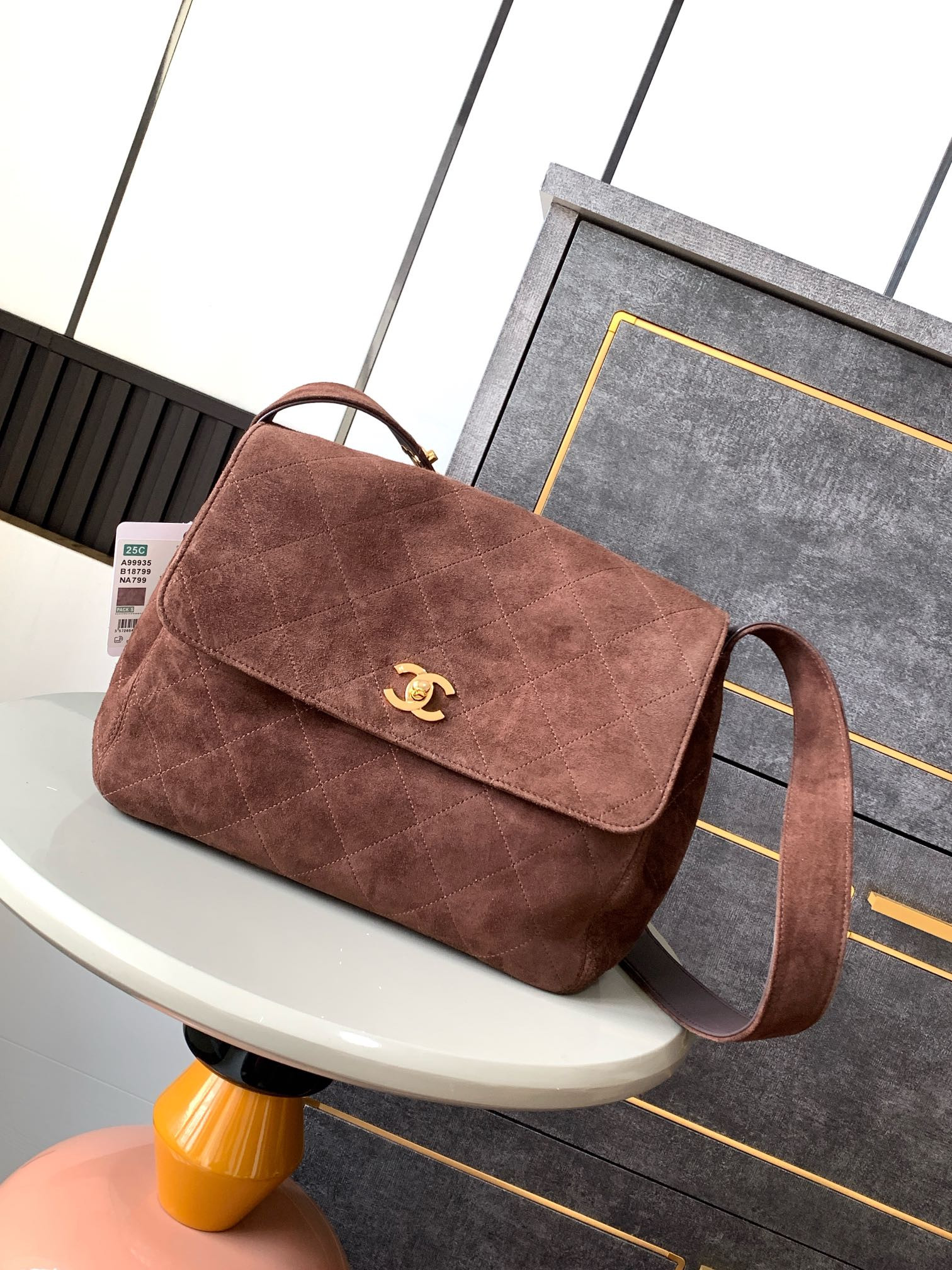 Ch*el vintage bag 28x12.5x24cm