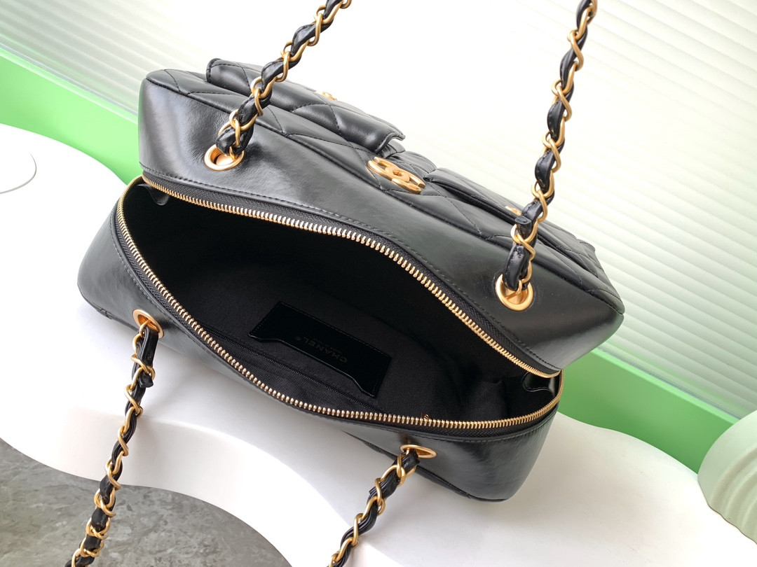 Ch*el bowling bag 21x33x15cm