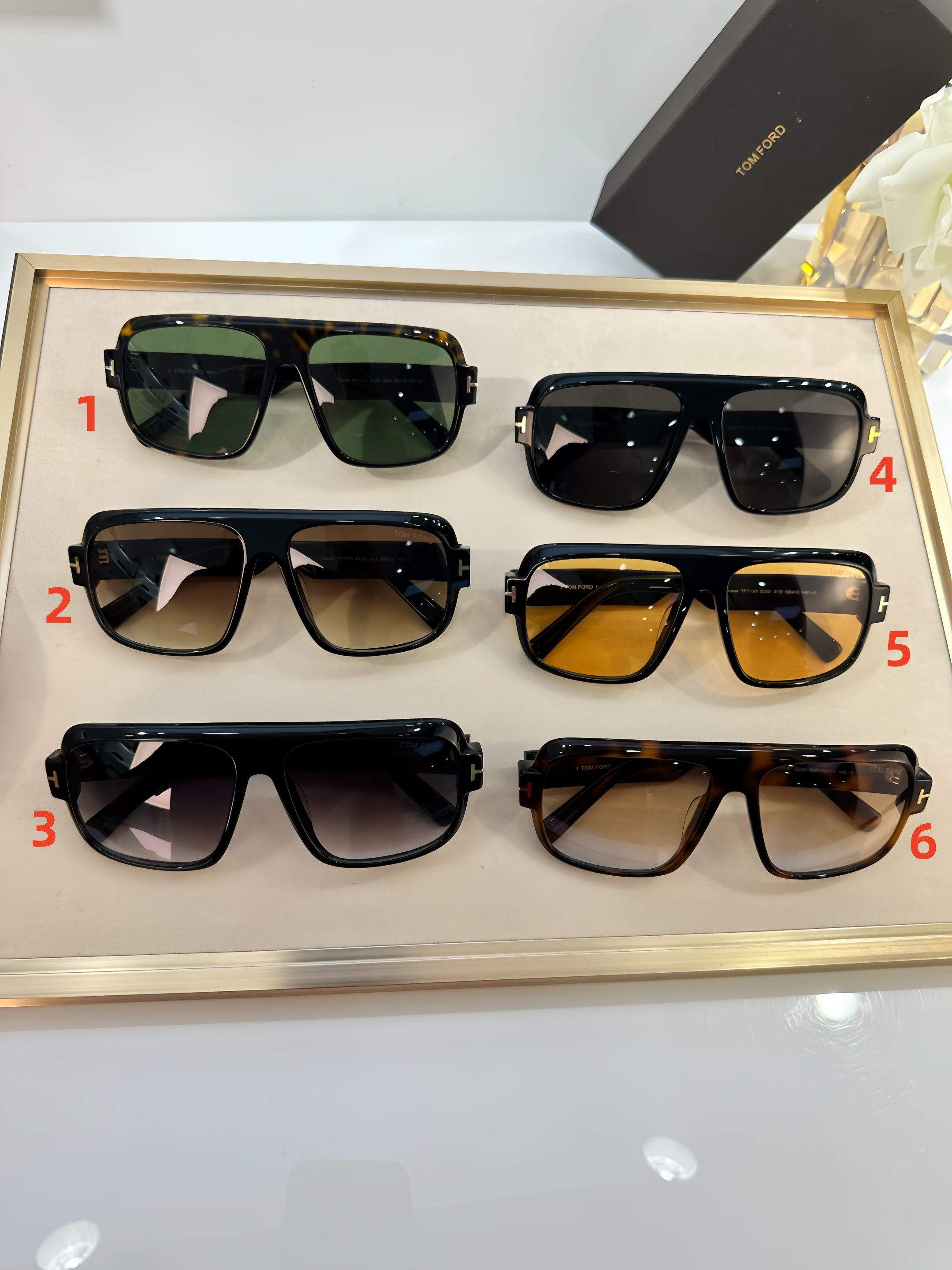 t0m F0rd glasses ft1101 58-15-140