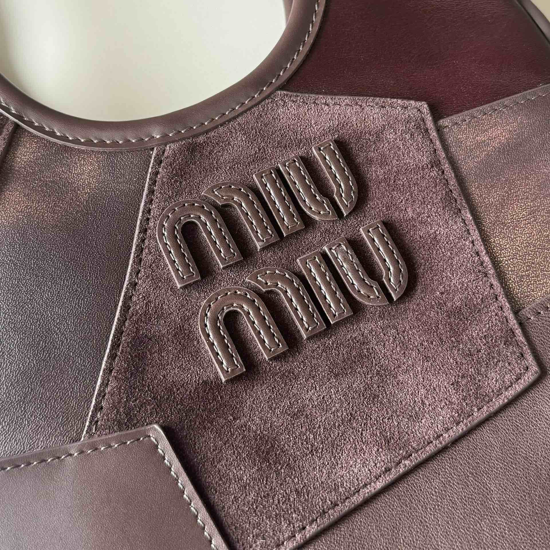 M1v M1v ivy leather handbag 24x20cm