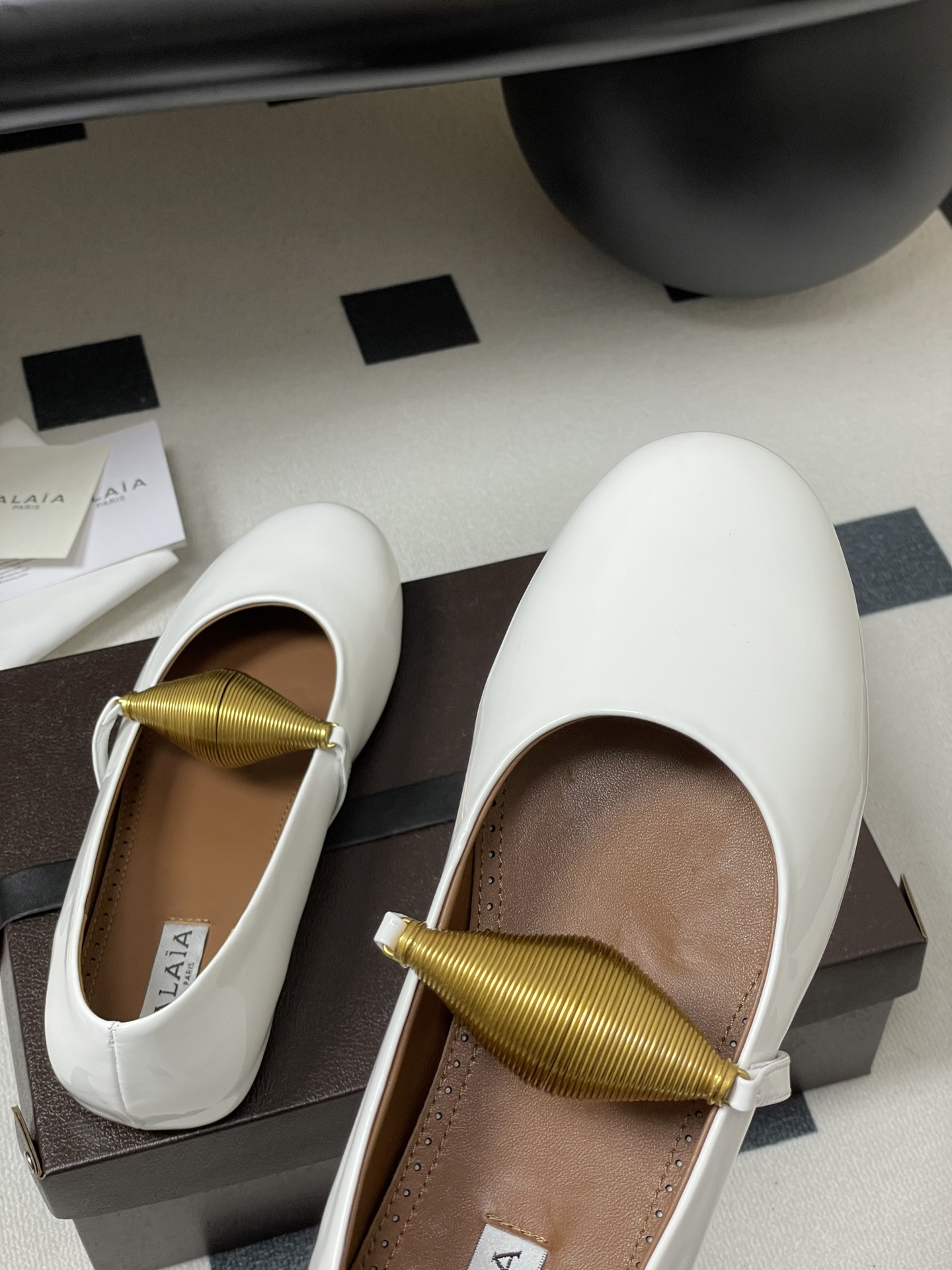 ua alaïa jewel ballet flats(cusT0mized size 7-10 days production time)