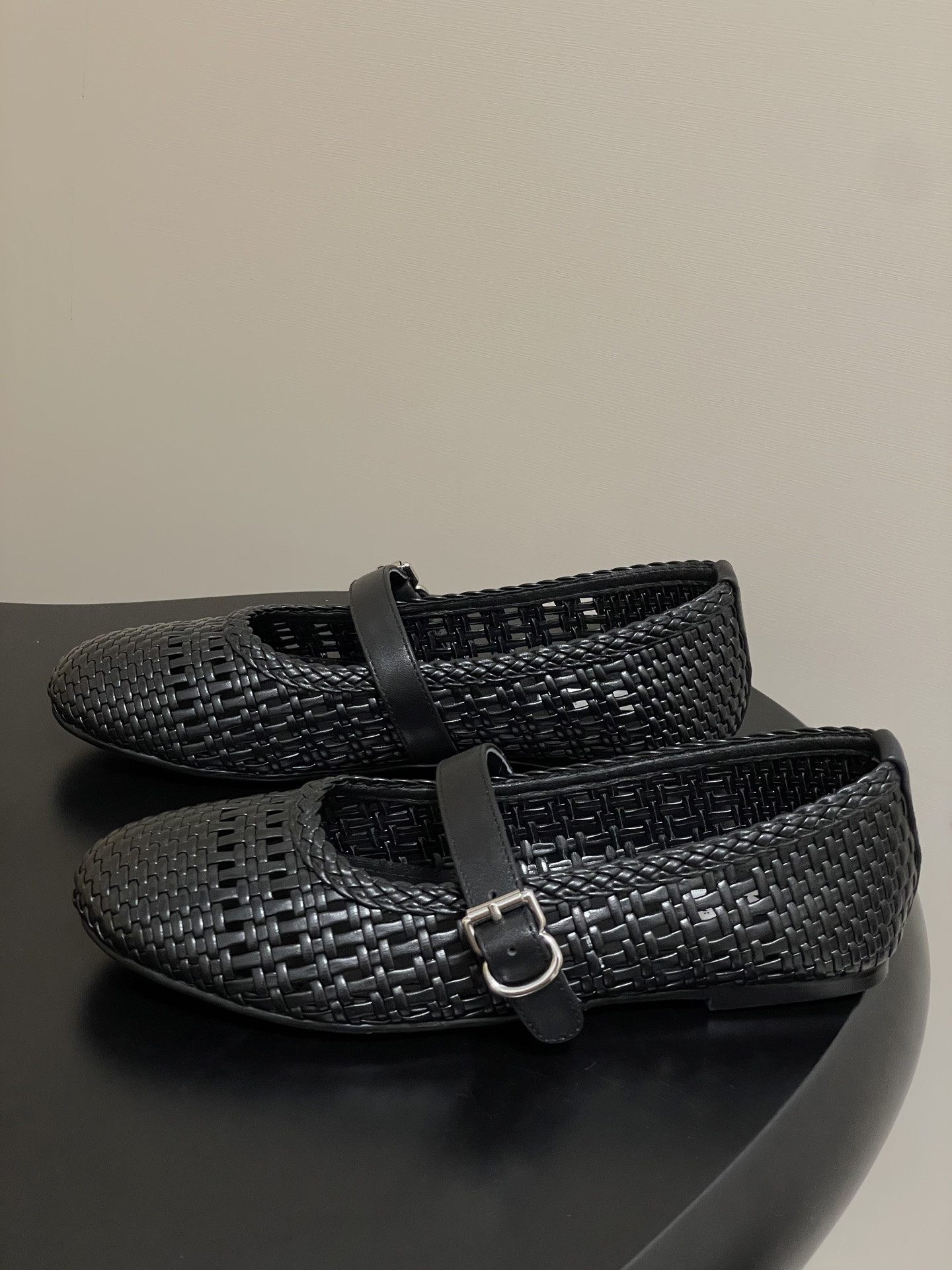 ua alaïa hollow woven mary jane flats(cusT0mized size 7-10 days production time)