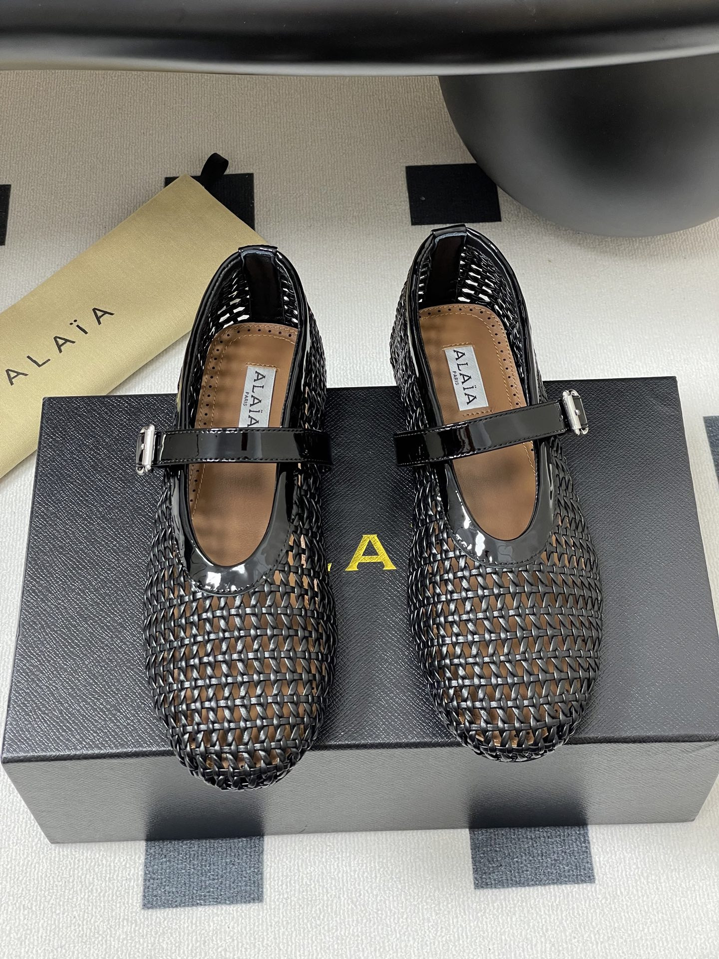 ua alaïa braided ballet flats(cusT0mized size 7-10 days production time)