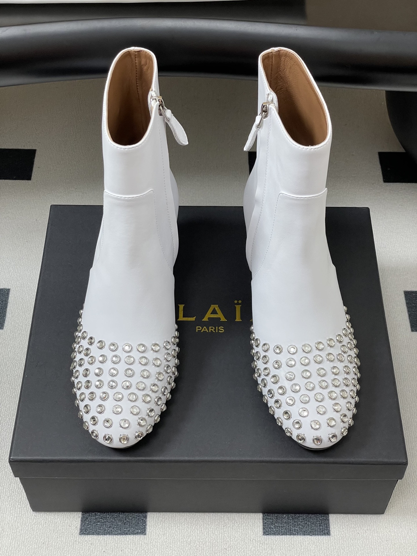 ua a1a1a crystal di*m*nd boots 5.5cm heel(cusT0mized size 7-10 days production time)