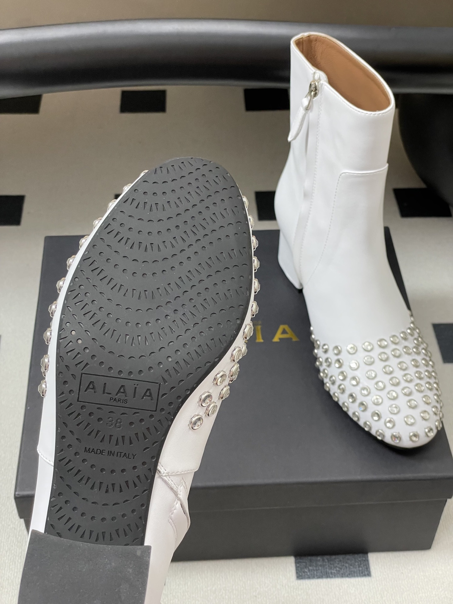 ua a1a1a crystal di*m*nd boots 5.5cm heel(cusT0mized size 7-10 days production time)
