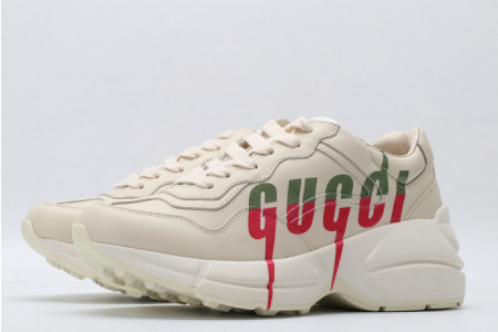 G*u*i rhyton leather sneaker