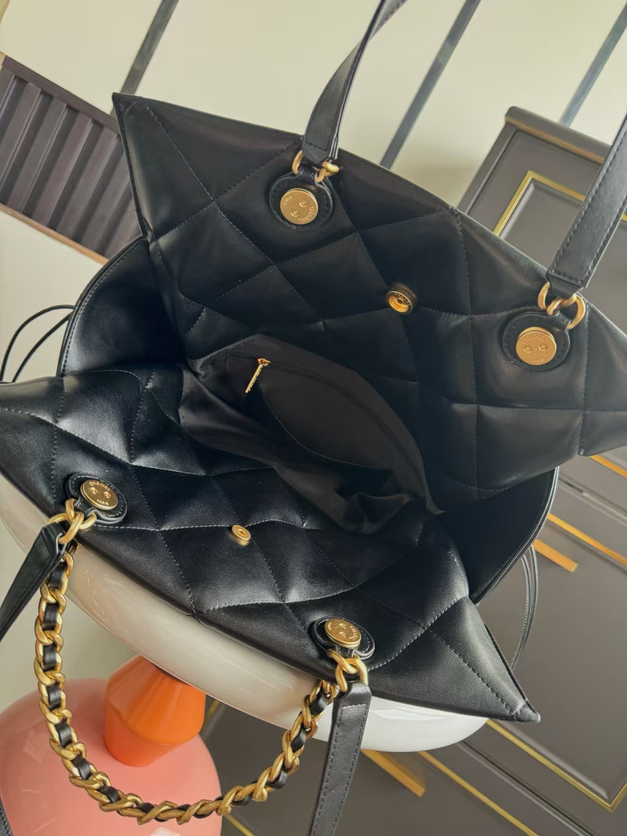 Ch**el Shopping Bag 34x36x12cm