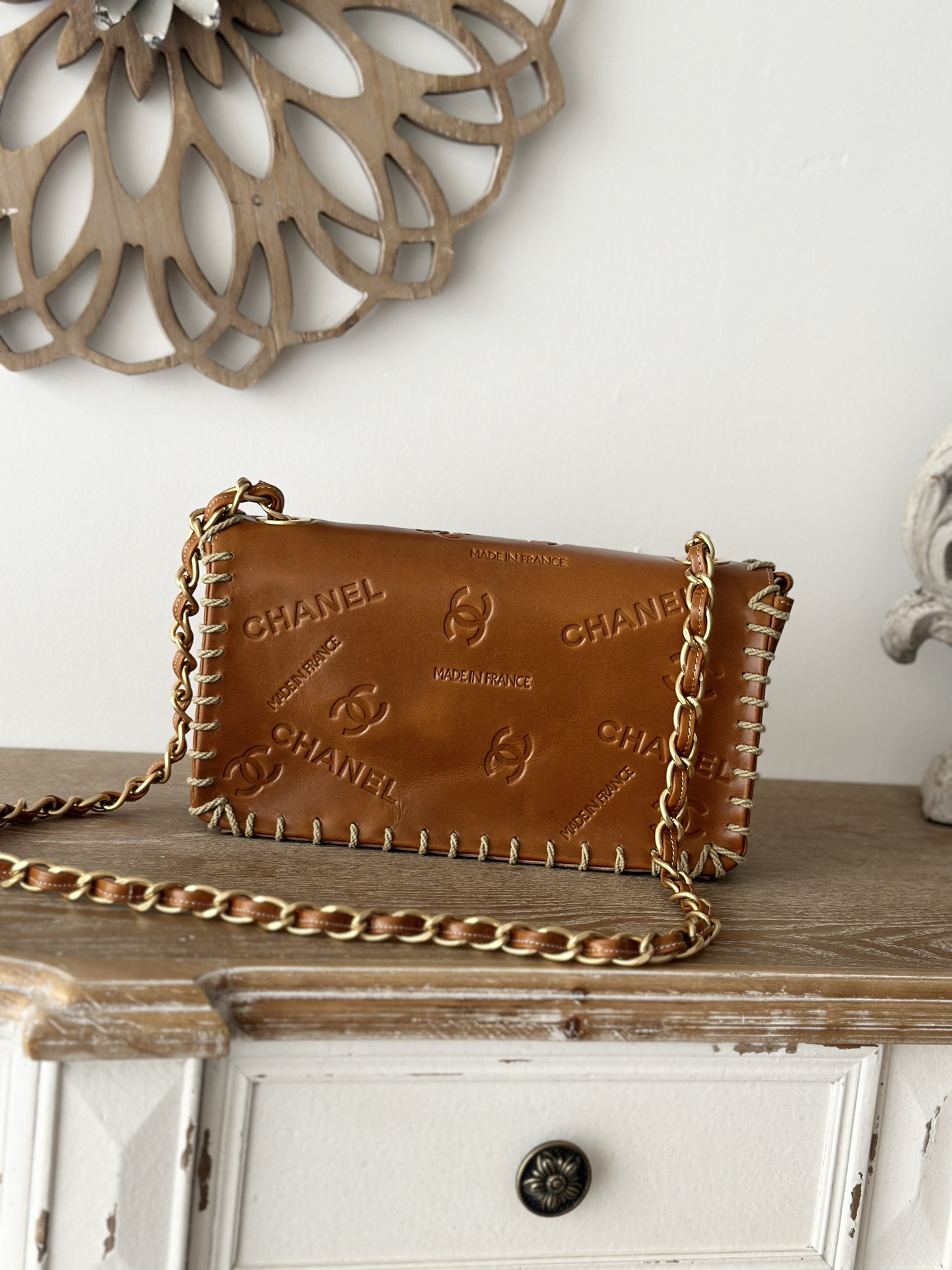 Ch**el flap bag 25x14x6cm